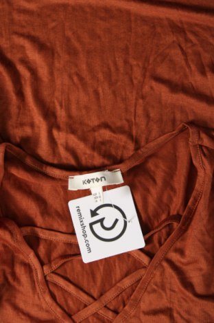 Дамска блуза Koton, Размер S, Цвят Кафяв, Цена 8,04 лв.