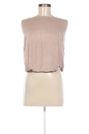 Γυναικείο αμάνικο μπλουζάκι Lascana, Μέγεθος S, Χρώμα  Μπέζ, Τιμή 2,01 €