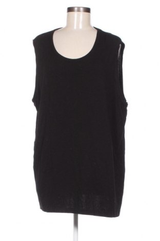 Γυναικείο αμάνικο μπλουζάκι Malva, Μέγεθος 3XL, Χρώμα Μαύρο, Τιμή 4,74 €