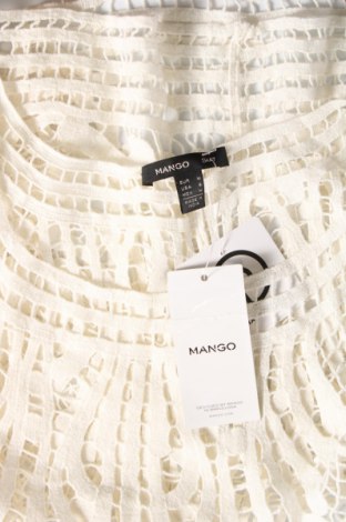 Γυναικείο αμάνικο μπλουζάκι Mango, Μέγεθος M, Χρώμα Λευκό, Τιμή 21,38 €