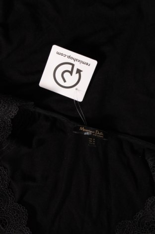 Tricou de damă Massimo Dutti, Mărime M, Culoare Negru, Preț 145,79 Lei