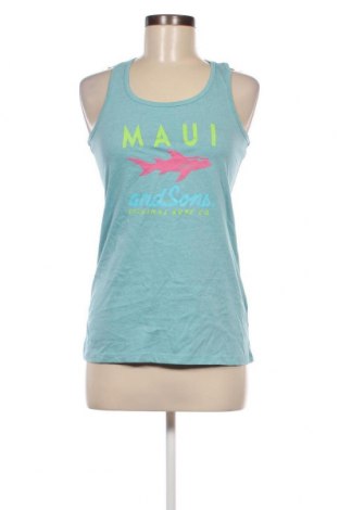 Γυναικείο αμάνικο μπλουζάκι Maui And Sons, Μέγεθος XS, Χρώμα Μπλέ, Τιμή 8,66 €