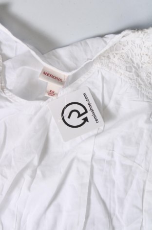 Damska koszulka na ramiączkach Merona, Rozmiar XS, Kolor Biały, Cena 17,93 zł