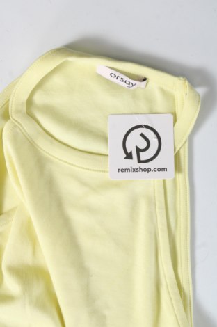 Damska koszulka na ramiączkach Orsay, Rozmiar XS, Kolor Żółty, Cena 40,23 zł