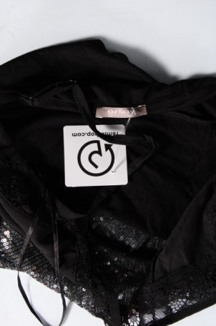Γυναικείο αμάνικο μπλουζάκι Orsay, Μέγεθος XS, Χρώμα Μαύρο, Τιμή 2,41 €