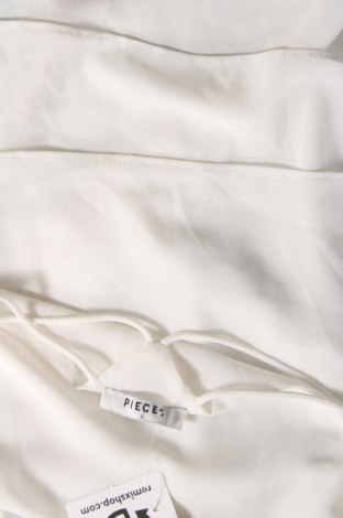 Γυναικείο αμάνικο μπλουζάκι Pieces, Μέγεθος L, Χρώμα Λευκό, Τιμή 4,24 €