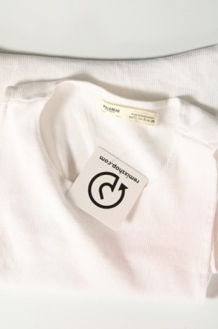 Damska koszulka na ramiączkach Pull&Bear, Rozmiar S, Kolor Biały, Cena 33,58 zł