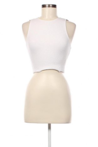 Γυναικείο αμάνικο μπλουζάκι Pull&Bear, Μέγεθος S, Χρώμα Λευκό, Τιμή 5,84 €