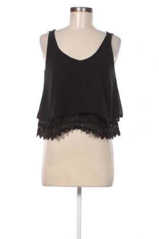 Γυναικείο αμάνικο μπλουζάκι Pull&Bear, Μέγεθος S, Χρώμα Μαύρο, Τιμή 3,79 €