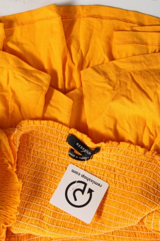 Damska koszulka na ramiączkach Reserved, Rozmiar L, Kolor Żółty, Cena 16,99 zł