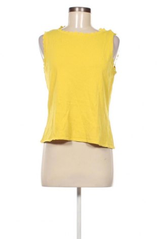 Γυναικείο αμάνικο μπλουζάκι S.Oliver Black Label, Μέγεθος M, Χρώμα Κίτρινο, Τιμή 8,68 €