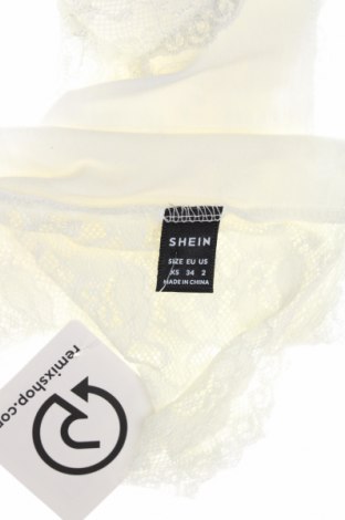 Damska koszulka na ramiączkach SHEIN, Rozmiar XS, Kolor Biały, Cena 17,93 zł