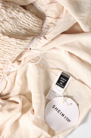 Γυναικείο αμάνικο μπλουζάκι SHEIN, Μέγεθος XL, Χρώμα Εκρού, Τιμή 10,74 €