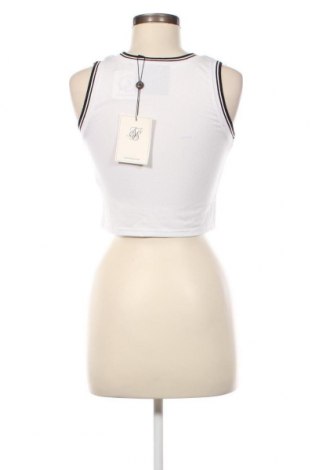 Γυναικείο αμάνικο μπλουζάκι SikSilk, Μέγεθος XXS, Χρώμα Λευκό, Τιμή 11,83 €