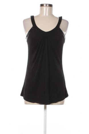 Γυναικείο αμάνικο μπλουζάκι Sisley, Μέγεθος S, Χρώμα Μαύρο, Τιμή 7,89 €