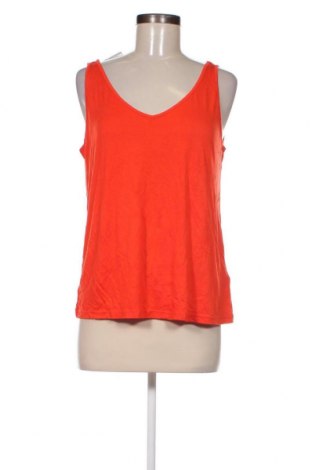 Γυναικείο αμάνικο μπλουζάκι Takko Fashion, Μέγεθος L, Χρώμα Πορτοκαλί, Τιμή 4,18 €