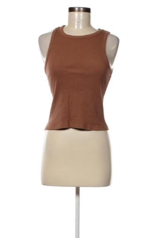 Γυναικείο αμάνικο μπλουζάκι Terranova, Μέγεθος L, Χρώμα Καφέ, Τιμή 3,59 €