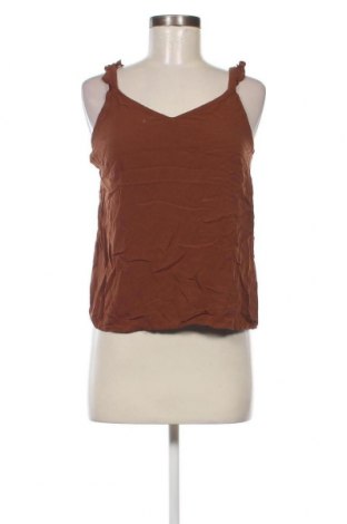 Γυναικείο αμάνικο μπλουζάκι Tom Tailor, Μέγεθος M, Χρώμα Καφέ, Τιμή 3,46 €