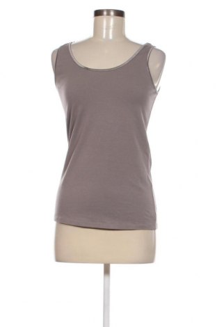 Γυναικείο αμάνικο μπλουζάκι Tom Tailor, Μέγεθος S, Χρώμα Γκρί, Τιμή 4,20 €