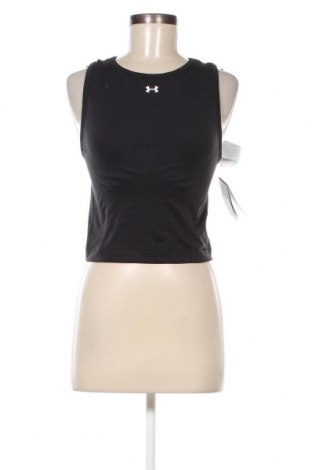 Γυναικείο αμάνικο μπλουζάκι Under Armour, Μέγεθος M, Χρώμα Μαύρο, Τιμή 17,26 €