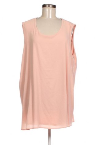 Γυναικείο αμάνικο μπλουζάκι Yessica, Μέγεθος 3XL, Χρώμα Ρόζ , Τιμή 4,18 €