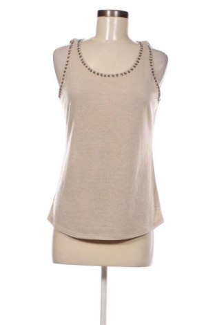 Γυναικείο αμάνικο μπλουζάκι Yessica, Μέγεθος S, Χρώμα  Μπέζ, Τιμή 3,22 €