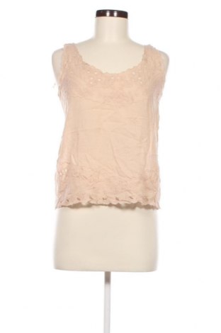 Γυναικείο αμάνικο μπλουζάκι Zara, Μέγεθος XS, Χρώμα  Μπέζ, Τιμή 5,94 €