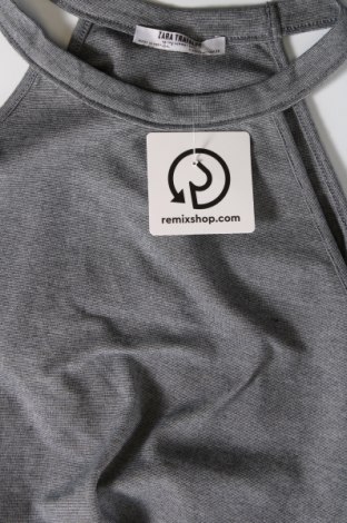 Γυναικείο αμάνικο μπλουζάκι Zara Trafaluc, Μέγεθος M, Χρώμα Γκρί, Τιμή 6,00 €