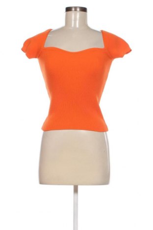 Dámský svetr, Velikost S, Barva Oranžová, Cena  220,00 Kč
