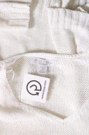 Дамски пуловер Amisu, Размер M, Цвят Бял, Цена 14,21 лв.