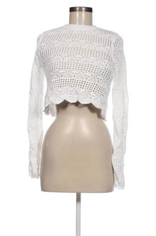 Γυναικείο πουλόβερ Amisu, Μέγεθος XS, Χρώμα Λευκό, Τιμή 17,94 €