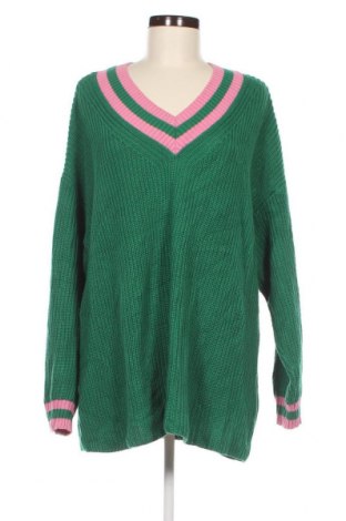Γυναικείο πουλόβερ Aniston, Μέγεθος XXL, Χρώμα Πράσινο, Τιμή 12,56 €