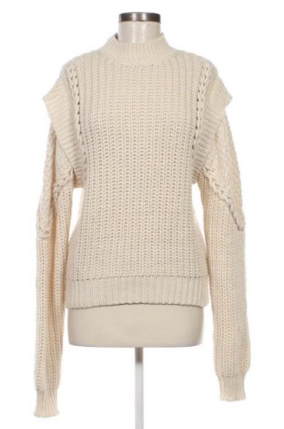 Γυναικείο πουλόβερ Bershka, Μέγεθος L, Χρώμα Εκρού, Τιμή 8,79 €