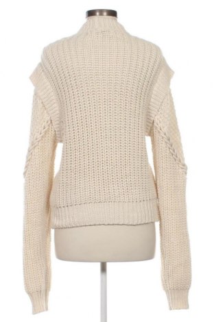 Дамски пуловер Bershka, Размер L, Цвят Екрю, Цена 14,21 лв.
