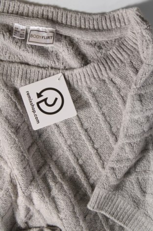 Дамски пуловер Body Flirt, Размер XXL, Цвят Сив, Цена 14,50 лв.