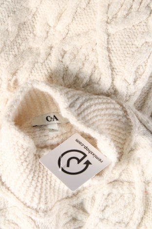 Γυναικείο πουλόβερ C&A, Μέγεθος L, Χρώμα Λευκό, Τιμή 8,79 €