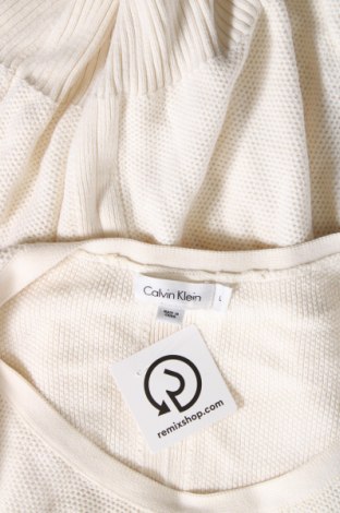 Damski sweter Calvin Klein, Rozmiar L, Kolor Biały, Cena 594,02 zł