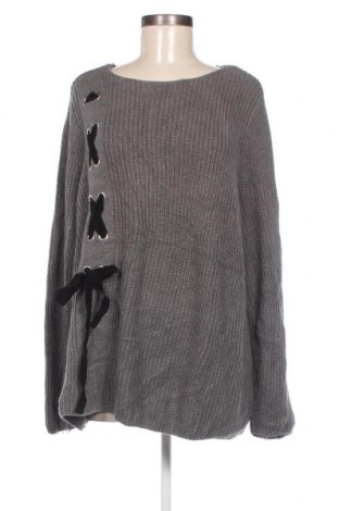 Дамски пуловер Cj Banks, Размер XXL, Цвят Сив, Цена 17,40 лв.