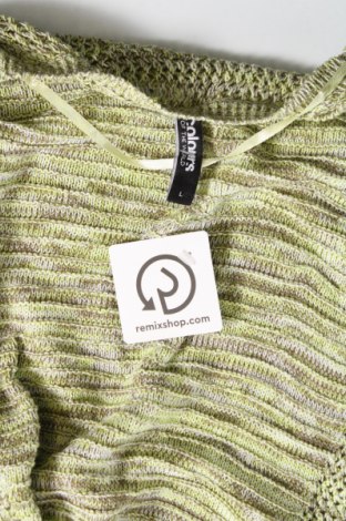 Γυναικείο πουλόβερ Colours Of The World, Μέγεθος L, Χρώμα Πράσινο, Τιμή 9,33 €