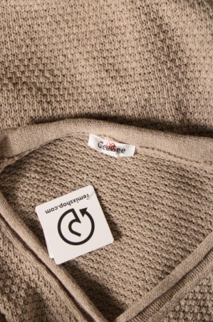 Дамски пуловер GeeGee, Размер S, Цвят Бежов, Цена 10,12 лв.