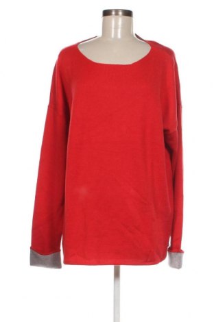 Дамски пуловер Gina Laura, Размер XXL, Цвят Червен, Цена 24,60 лв.