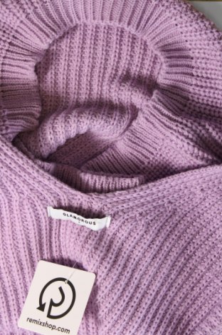 Дамски пуловер Glamorous, Размер L, Цвят Лилав, Цена 26,69 лв.