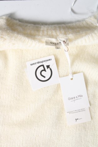 Γυναικείο πουλόβερ Grace & Mila, Μέγεθος L, Χρώμα Εκρού, Τιμή 25,89 €