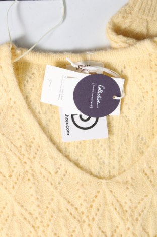 Дамски пуловер Grace & Mila, Размер S, Цвят Жълт, Цена 53,01 лв.