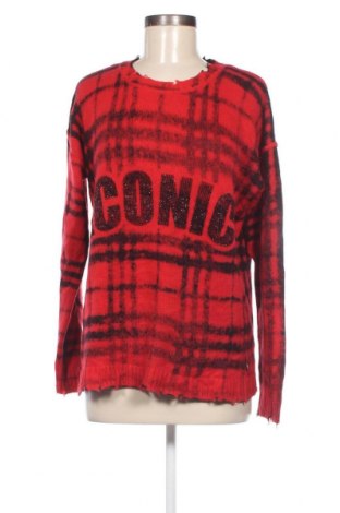 Дамски пуловер Grace, Размер XS, Цвят Червен, Цена 15,08 лв.