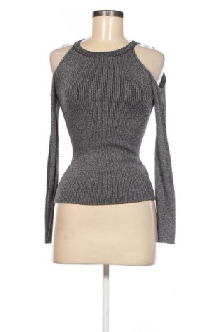 Дамски пуловер H&M Divided, Размер XS, Цвят Сребрист, Цена 13,34 лв.