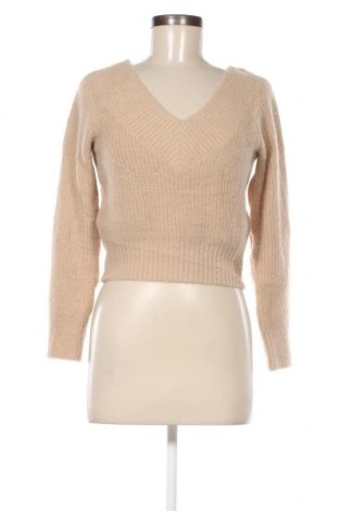 Дамски пуловер H&M Divided, Размер XS, Цвят Бежов, Цена 15,08 лв.
