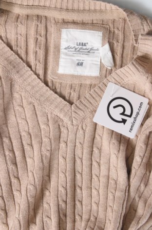Дамски пуловер H&M L.O.G.G., Размер S, Цвят Бежов, Цена 13,34 лв.