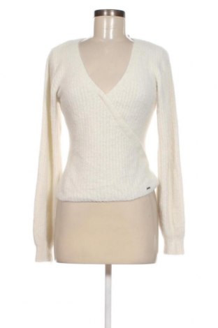 Дамски пуловер Hollister, Размер S, Цвят Бял, Цена 21,32 лв.