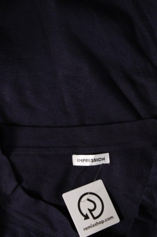 Γυναικείο πουλόβερ Impression, Μέγεθος S, Χρώμα Μπλέ, Τιμή 8,51 €
